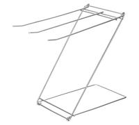 Alasum Porta Asciugamani 1 Pezzo da Cucina in Acciaio Inossidabile Design a Forma di Z per Drenare e Ventilare gli Strofinacci, Struttura Semplice e Pulita
