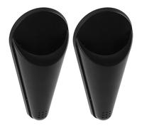 Alasum Porta Forbici Magnetico da Parete in Plastica Nera, Organizer Staccabile Ventilato per Forbici da Cucina, Giardino e Ufficio, Set 2 Pezzi Salvaspazio per Frigorifero e