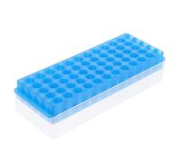 Alasum Porta Provette da Laboratorio in Pp 60 Fori, Facile da Smontare, Supporto Doppio per Provette da 0,5ml e 1,5ml per Esperimenti in Laboratorio