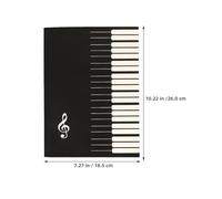 Alasum Quaderno per Pentagramma di Chitarra e Pianoforte 3 Pezzi Quaderno di Esercizi Musicali Manoscritti Piccolo Formato per Studenti e Chitarristi Tascabile e Riutilizzabile per