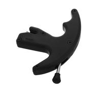 Alasum Rilascio per Compound a Tre Dita in Plastica Nera Aiuto Portatile per Tiro L’ e Allenamento Strumento di Precisione per Caccia e Competizioni