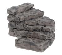 Alasum Scala in Pietra in Miniatura per Micro Paesaggi, Ornamento Fatato da Giardino Resistente alle Intemperie, Accessorio Decorativo per Esterni e Case delle Bambole