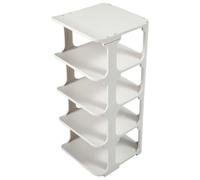Alasum Scarpiera Salvaspazio Bianca Multi-strato in Plastica, Organizer per Scarpe Impilabile e Facile da Pulire, per Ingresso e Armadio Elegante e Semplice