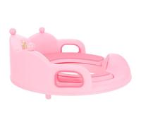 Alasum Sedile Wc in Pp Rosa con Cuscino Morbido Staccabile e Bambine Maniglia Robusta e Schienale, Facile da Pulire, Design Ergonomico per Addestramento Vasino