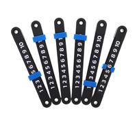 Alasum Segnapunti per Calcio Balilla 6 Pezzi in Plastica Resistente, Contatore Punteggio Portatile 10 Numeri per Tavoli Air Hockey e Shuffleboard, Accessorio Sostituzione