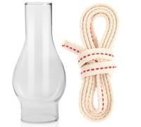 Alasum Set 1 Pezzo Copertura in Vetro per Lampada a Olio Retrò, Facile da Installare, Diametro 5,3 Cm, Adatta per Lampade a Kerosene e Applique da Parete