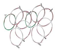 Alasum Set 10 Corde Guzheng B Tipo 6-10 Corde in Metallo Resistenti e Elastiche Parti di Strumento Musicale Cinese per Principianti e Professionisti Accessori per Esercizio e Suono