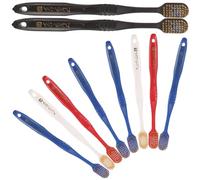 Alasum Set 10 Pezzi Spazzolini da Denti in Bamboo Testina Piccola Morbida, Antiscivolo ed Ecologici per Orale Quotidiana in Bagno Colore Casuale Stile Stili multipli