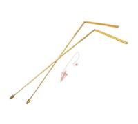 Alasum Set 2 Bacchette da Rabdomante in Rame Flessibili, Strumento Divinatorio Robusto e Portatile per Rabdomanzia Acqua e Oro, Adatto a Escursioni e Attività Spirituali All’aperto