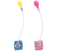 Alasum Set 2 Pezzi Kit Medico per Simulazione di Sfigmomanometro Blu e Rosa, Giocattoli da Dottore per Gioco di Finzione al Chiuso, Stimola Creatività e Coordinazione Occhio-mano
