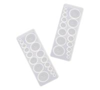 Alasum Set 2 Pezzi Stampi in Silicone per Resina Epossidica, Mold per Gioielli DIY Design Creativo, Facili da Pulire e Riciclabili per Creazioni Artigianali