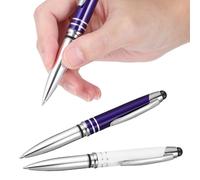 Alasum Set 2pezzi Penne a Sfera Touch in Metallo Multi Funzionali Clip, Design Pratico e Professionale per Painting e Study, per Back To School Party