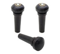 Alasum Set 3 Pezzi per Cordiera Violino in Ebano Viti per Coda, per Fai da Te e Riparazioni, Accessori Musicali Neri per Strumenti Acustici, Parte di Violino Resistente e Affidabile