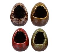 Alasum Set 4 Pezzi Contenitori in Materiale Ispirati al Giappone per Ghiaccio Secco, Decorazione Compatta per Tavolo, per Case e Negozi di Dessert Stili multipli