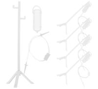 Alasum Set 5 Pezzi Giocattolo Infermiera Bottiglia per Infusione Simulata, Accessori Gioco Medico Educativo per Superare Paura e Apprendere Procedure in Modo Sicuro e Coinvolgente