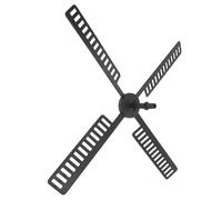 Alasum Set da 1 Accessorio per Mulini a Vento da Cortile Pale in Plastica, Resistente all’Acqua, Decorazione Rotante per Giardino e Patio, Parte per Mulino a Vento Solare