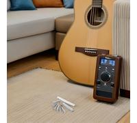 Alasum Set Piroli in Metallo per Chitarra Acustica Ponticello e Capotasto Accessori per Manutenzione Folk Miglioramento Suono e Stabilità Corde Compatibile per Chitarre Acustiche e