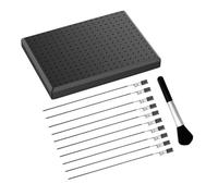 Alasum Set Supporto Pittura Modellismo Morsetti Coccodrillo in Metallo Piccoli, Base Resistente e Kit Accessori per Hobby Fai da Te Aerografo e Miniature