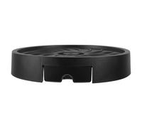 Alasum Sottovaso Portavaso con Ruote da 26 Cm, Vassoio di Drenaggio Mobile per Piante da Interno ed Esterno, Supporto con Carrello Rotondo per Vasi di Fiori e Fioriere, Nero