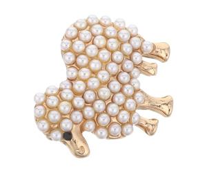 Alasum Spilla a Forma di Pecora in Lega Resistente con Decorazione Lucente, Accessorio di Moda per Donne, Facile da Togliere, la Vita Quotidiana e Feste Speciali