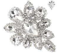 Alasum Spilla da Donna per Matrimoni Cristalli Brillanti in Metallo Resistente, Elegante e Delicata, per Occasioni Formali come Accessorio Sposa Raffinato