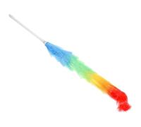 Alasum Spolverino per Polvere Piume con Manico Facile da Impugnare in Plastica e Pelliccia per Pulizia di Mobili e Divani a Casa con Foro per Appendere Telescopico