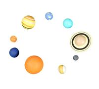 Alasum Stampi per Pianeti in Sussidi Didattici Realistici Strumenti Educativi per Astronomia e Geografia Assemblaggio Facile Colore Casuale