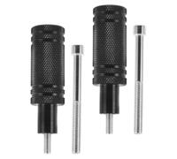 Alasum Supporto in Alluminio per Luce Moto, Staffa per Fissaggio Parafango Anteriore, Accessorio Resistente per Motociclista, Compatibile Scooter Elettrici, 2 Pezzi