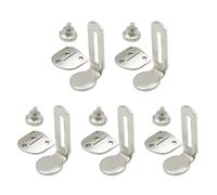 Alasum Supporto Regolabile per Dita Clarinetto in Ottone Nichelato Argento 5 Set, Accessorio Indispensabile per Amici che Imparano a Suonare Clarinetto