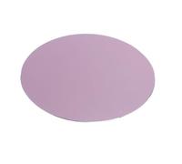 Alasum Tappetino Design Resistente e Compatto per Mouse Base Antiscivolo in Alluminio Rotondo Doppia Funzione 200x200mm per Computer PC e Gioco