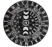 Alasum Tavola Divinatoria in Legno Intagliato 25 CM Accessorio per Meditazione e Divinazione Wicca Decorazione Leggera per Casa Ufficio e Consulenti Spirituali