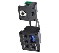 Alasum Ukulele Piezo Pickup Eq con Display LCD e Accordatore Equalizer per Controllo Volume e Preamplificazione Accessori Ukulele per Musicisti