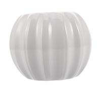 Alasum Vaso in Terracotta Bianco a Forma di Zucca, Decorazione Artistica e Semplice per Centrotavola, per Composizioni Floreali e Arredamento Casa