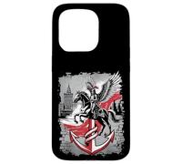 Alato ussaro polacco ancora PW simbolo Varsavia Skyline Art Custodia per iPhone 15 Pro