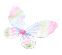 Alaurbeauty Costume da fata per bambini e adulti, con ali di farfalla, per cosplay