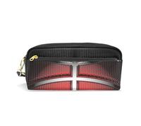 ALAZA Astuccio per matite, 3D con immagine di basket e primo piano astratto, vintage, per trucchi, grande capacità, impermeabile, con cerniera, per scuola, con cerniera, per studenti, donne, ragazze,