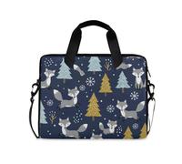 ALAZA Borsa per computer portatile per 16 15,6 pollici dinosauro gioco di calcio, borsa per laptop per donne uomini studenti lavoro, viaggio spalla messenger tote case maniche, Fox I27148, Taglia