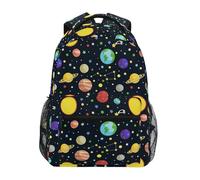 ALAZA Zaino per bambini, zaino per la scuola rosso-blu, grande capacità, per studenti, libri, zaino per ragazzi, ragazze, adulti, adolescenti, Galaxy 152, M, Galaxy 152