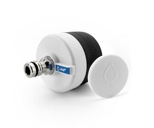 Alb Filter Entry - Tappo per serbatoio dell'acqua con filtro integrato e 2 adattatori, adattatore universale per camper, caravan, compatibile con Gardena