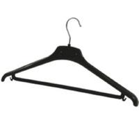 Alba Appendiabiti in plastica nera (confezione da 20)