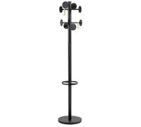 Appendiabiti Stand3 - 8 posti - 175x37 cm - nero - Alba