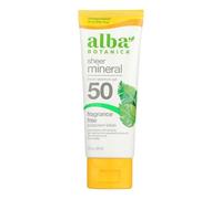 Alba Botanica - Crema solare minerale SPF 45, 113,4 g