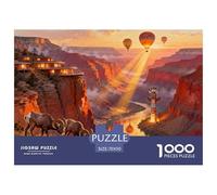Alba del sole del Grand Canyon americano Puzzle in Legno Impermeabile DIY Puzzles Da 1000 Pezzi Regali Per Adulti Divertenti Giochi Di Impegnativi