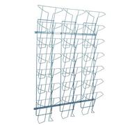 Espositore da parete - metallo - 21 tasche A4 - Alba