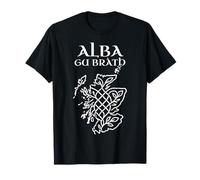 Alba GU Bràth Scotland Forever Celtic Knot Map Gaelico Maglietta