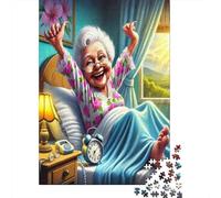 Alba Mattutina Camera da Letto Puzzle 1000 Pezzi Puzzle per Adulti Scena del Risveglio Puzzle per Famiglia Decorazione Relax 70x50cm/1000pcs