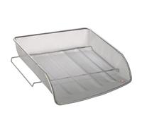 ALBA - MESHFRA-M - Vaschetta portacorrispondenza Mesh - 27 x 6,5 x 34 cm - rete metallica - argento - Alba - 61914 - Conf. da 1 Pz. - MESHFRA-M