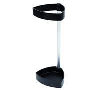 Alba PMXS BC - Porta Ombrello in Acciaio, 24 x 24 x 60 cm Nero