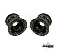Alba Racing Cerchi Beadlock 8x8 3+5 4/115 YFZ 450 Neri 2 Pz