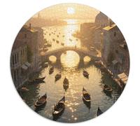 Alba sul mare a Venezia Jigsaw Puzzle Impossibili 1000Pcs vista Decorazione Per La Casa. Giochi Rilassamento E Intelligence Per Adulti E Ragazzi Da 14 Anni 1000pcs (67.5x67.5cm)